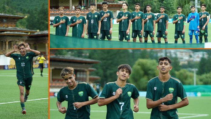 Pakistan beat Sri Lanka 5-1 to qualify for the semi final of Saff U17 football Championship