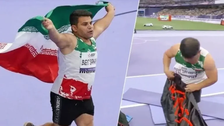 Athlete loses gold medal for waving a religious flag at Paralympics