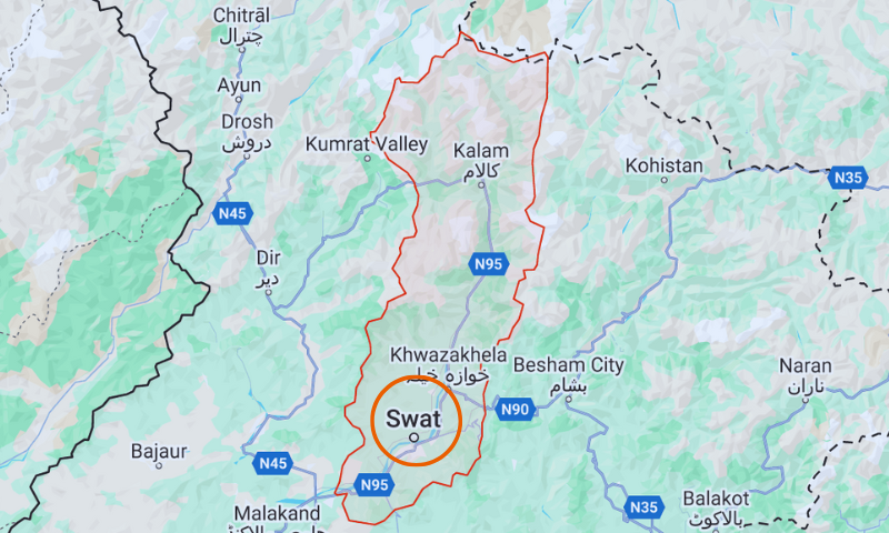 One policeman was killed and 3 injured in an explosion in Swat-2