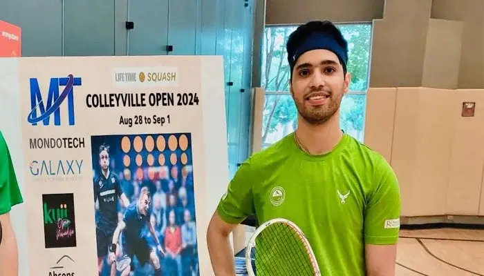 Pakistan's Ahsan Ayaz wins Koliwall Open Squash Tournament