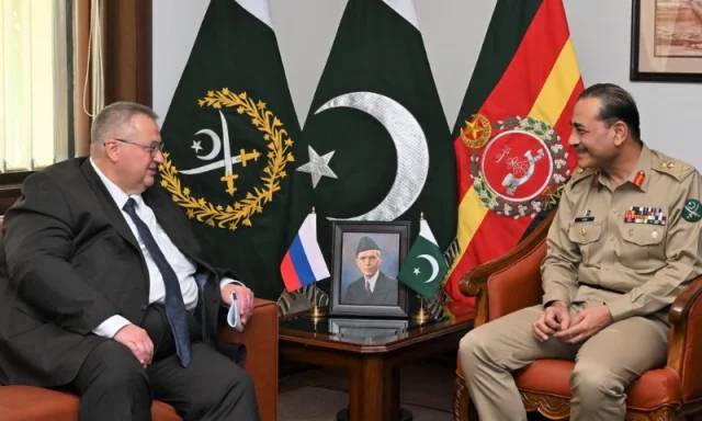 Russian Deputy Prime Minister also met Army Chief General Asim Munir