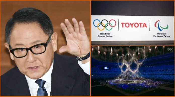 Toyota's decision to withdraw from Olympic sponsorship deal