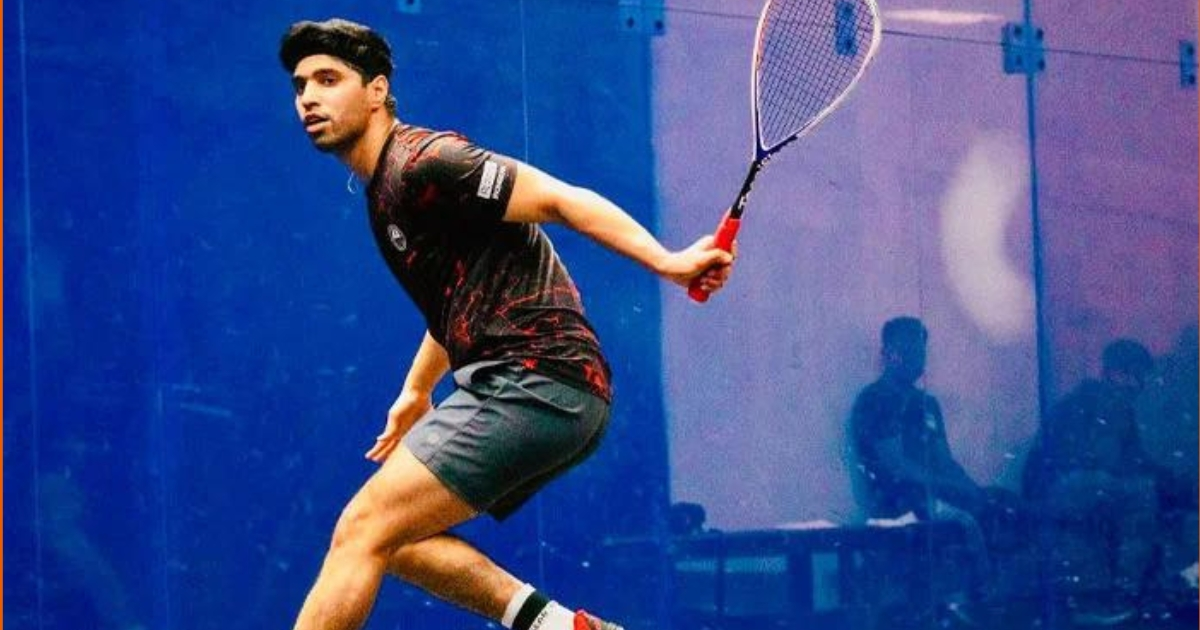 Pakistan's Ahsan Ayaz made it to the finals of the 247 International Squash Championship-AFP