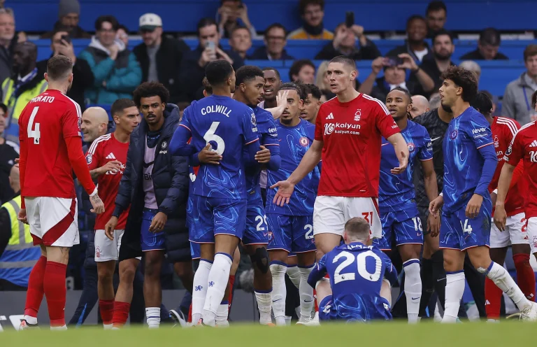 Chelsea and Forest charged by FA over pitchside riots