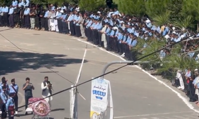 Islamabad police officer died after being injured in clashes, funeral prayers were performed