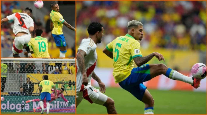 Raphinha's penalty double helps Brazil to 4-0 win over Peru