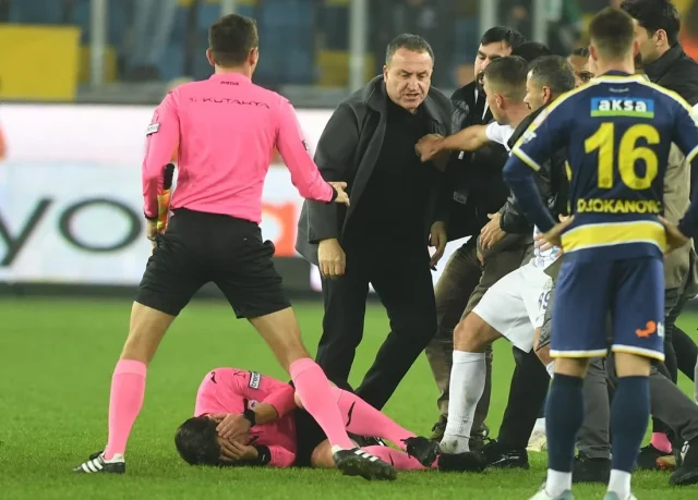 Turkish club defends ex-president after jail sentence for referee assault