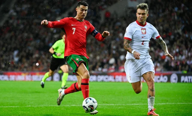 Ronaldo's double sends Portugal into quarter-finals