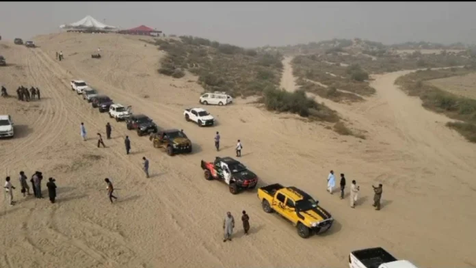 Four-Day Thal Jeep Rally Begins in South Punjab