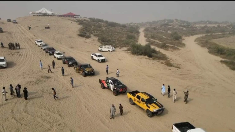 Four-Day Thal Jeep Rally Begins in South Punjab