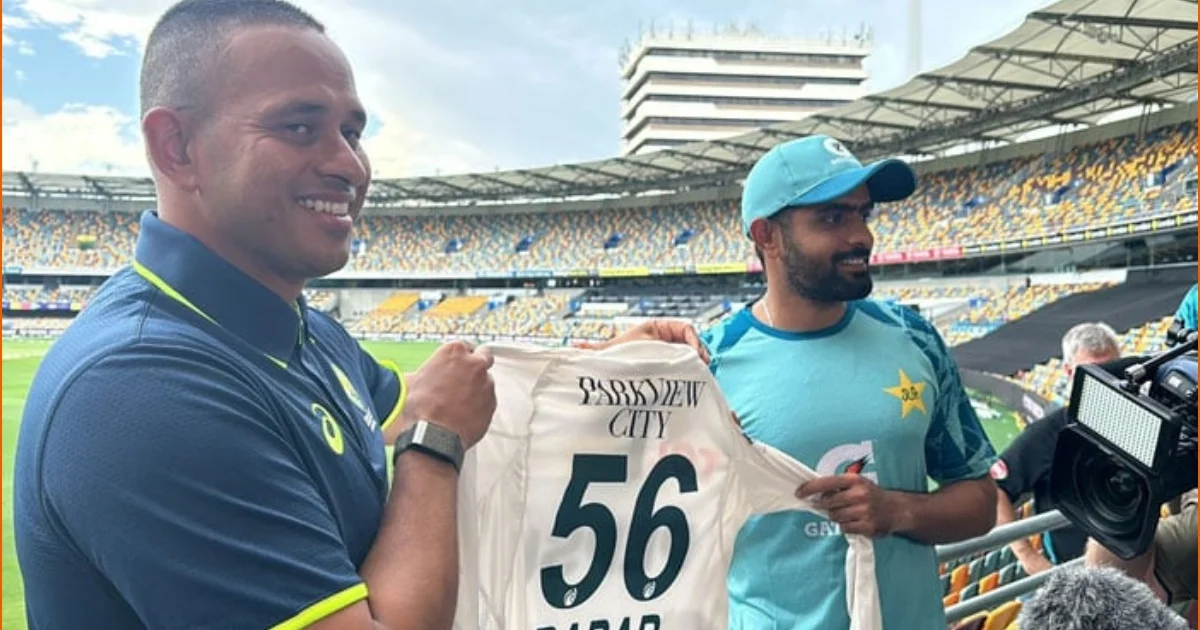 Babar Azam donates his Test jersey to Usman Khawaja Foundation-AFP