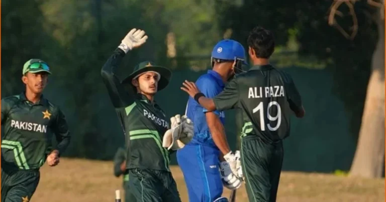 Thanks to Shahzeb and Usman, Pakistan U-19 beat Afghanistan by 13 runs-PCB