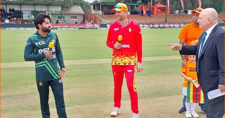 Pakistan wins toss and elects to bowl first in first ODI against Zimbabwe-PCB