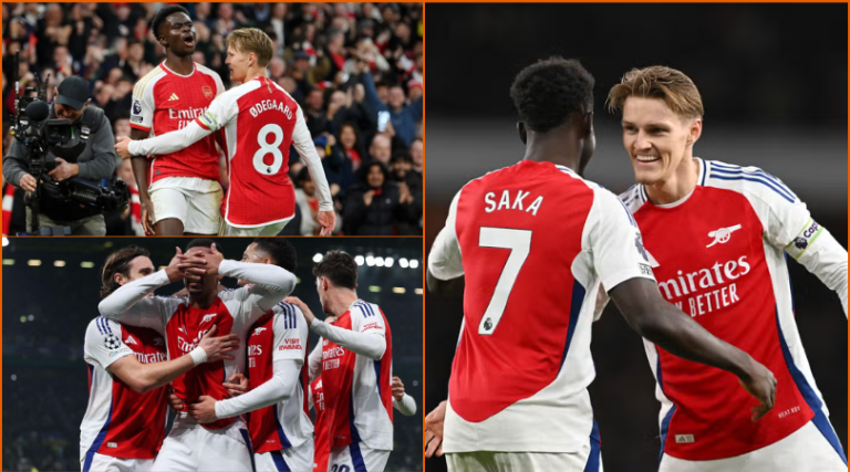 Arsenal make a stunning return to the Champions League with a five-goal win over Sporting