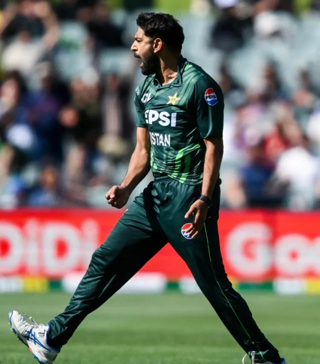 Haris Rauf Celebrating his Wicket-PCB