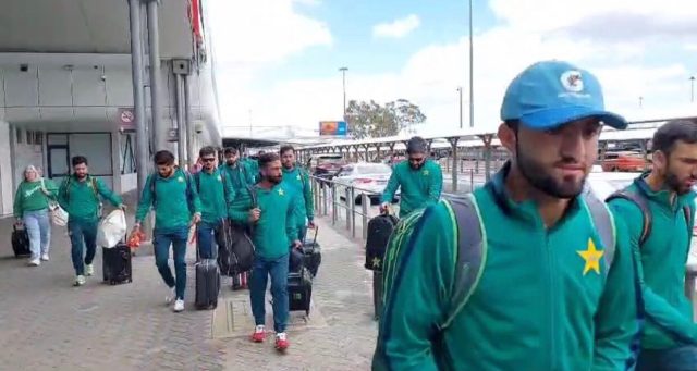 PAkistan team reached in Perth-PCB