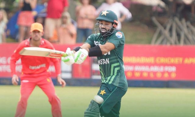 Muhammad Rizwan hitting a boundary-PCB