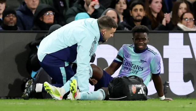  Bukayo Saka will be out for 'many weeks: Arsenal boss Mikel Arteta confirmed