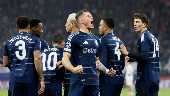 Aston Villa beat RB Leipzig 3-2 in Champions League match