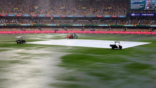 The first day of the third Test between Australia and India was called off due to rain-AFP