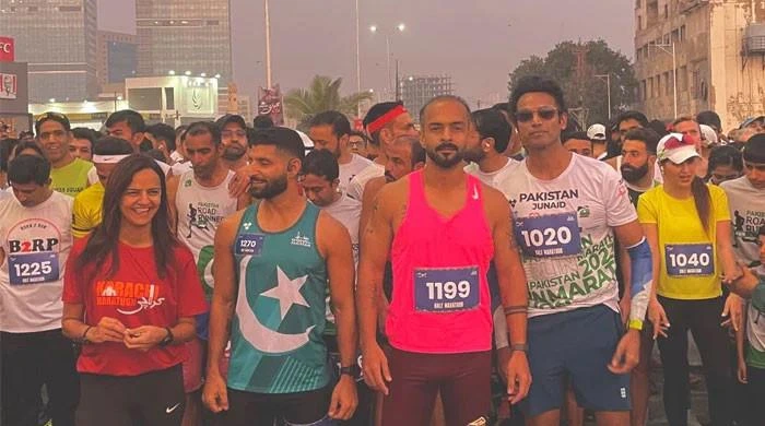 First National Marathon Race held in Sukkur, athletes participate enthusiastically