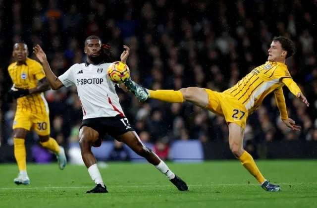 Iwobi double lifts Fulham to 3-1 victory over Brighton