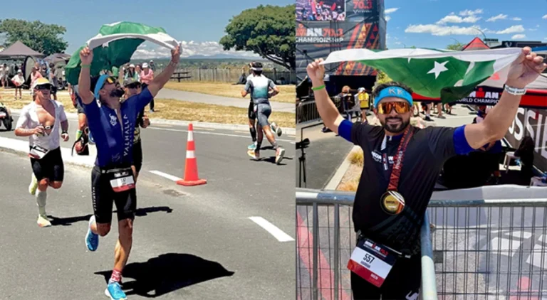 Khurram Khan, the first Pakistani athlete to participate in the Ironman Championship