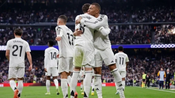 Kylian Mbappe and Federico Valverde scored superb goals as Real Madrid moved up to second place in LaLiga.