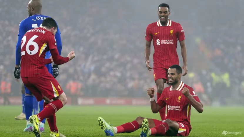 Liverpool come back to beat Leicester City and move seven points clear