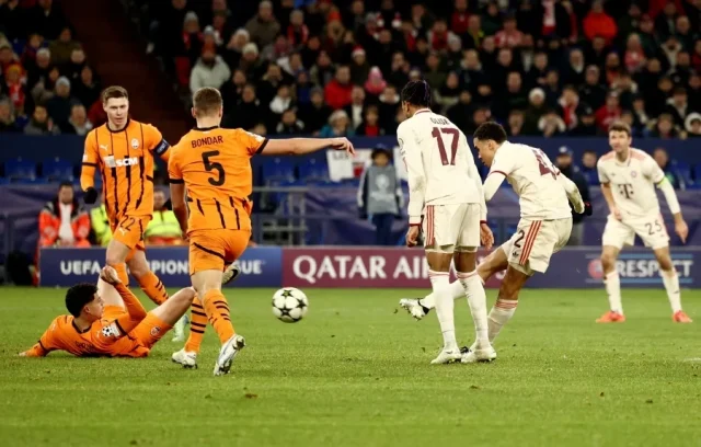 Olise scored twice as Bayern beat Shakhtar 5-1