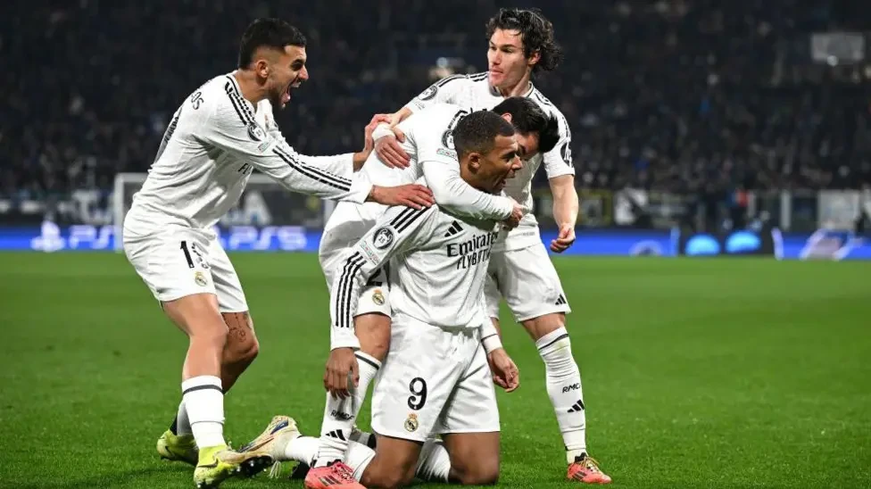 Real Madrid's important win against Atalanta, Mbappe's 50th Champions League goal