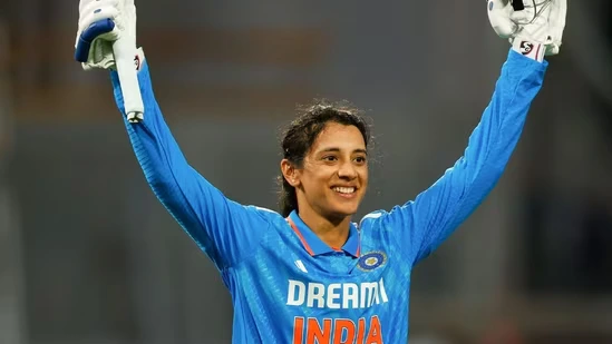 Smriti Mandhana Celebrating her Century-BCCI