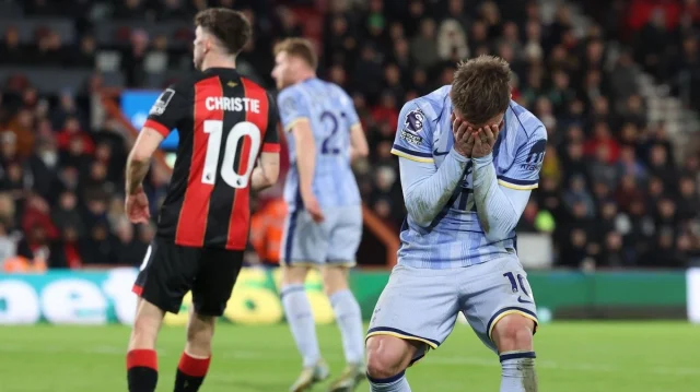 Dean Huijsen header moves Bournemouth ahead of Tottenham