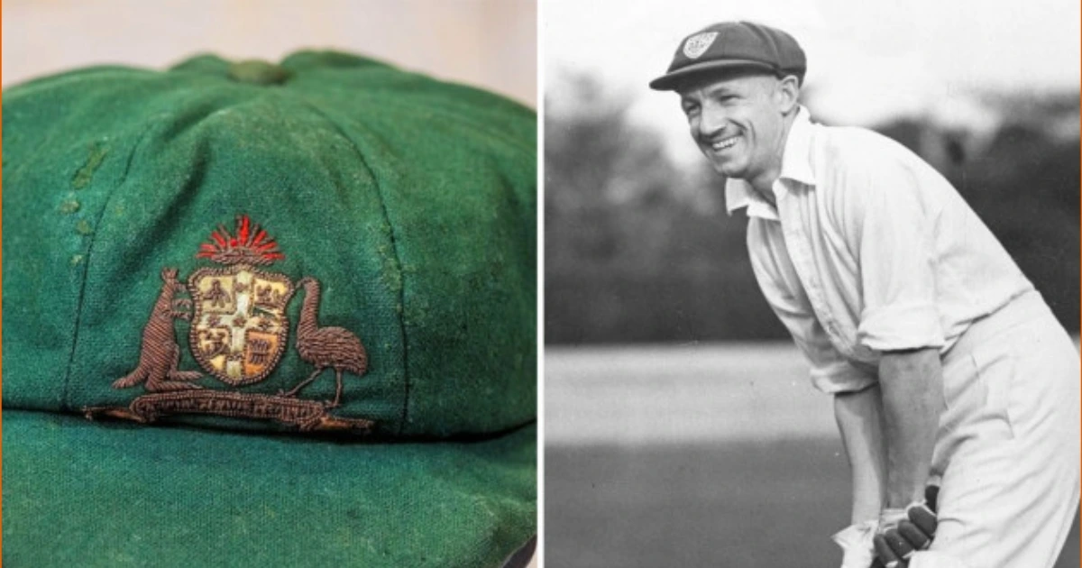 Don Bradman's 'Baggy Green Cap' auctioned for millions of rupees-Cricket Australia