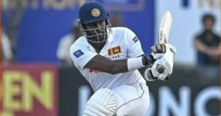 Angelo Mathews becomes third Sri Lankan batsman to score 8000 Test runs-AFP