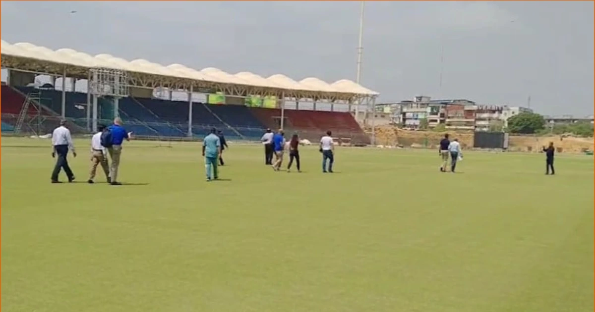 ICC delegation visits National Stadium for Champions Trophy preparations-PCB