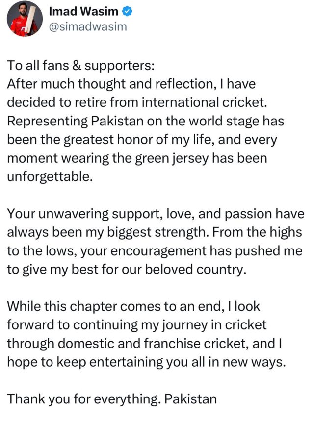 Screengrabs of Imad Wasim post-X