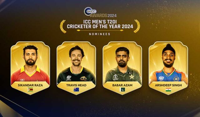 Nominees for ICC Men's T20I Cricketer of the Year-ICC