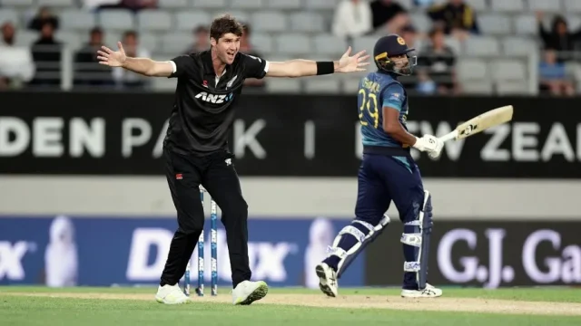 Henry Shapley's maiden five for came in just his fourth ODI-AFP 