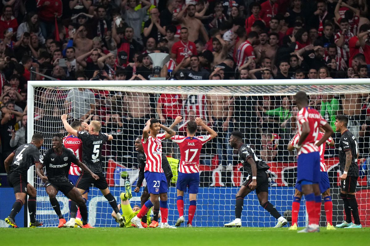 10-man Atletico Madrid's impressive performance defeats Leverkusen 2-1