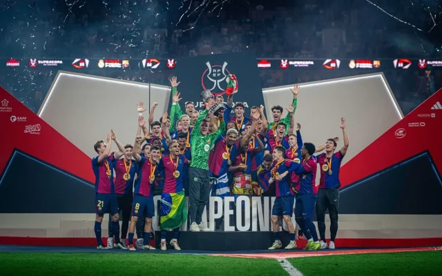 Barcelona beat Real Madrid 5-2 to win the Spanish Super Cup title