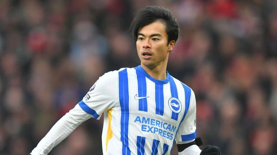 Brighton reject £54.42m Al-Nassr bid for Japan winger Kaoru Mitoma