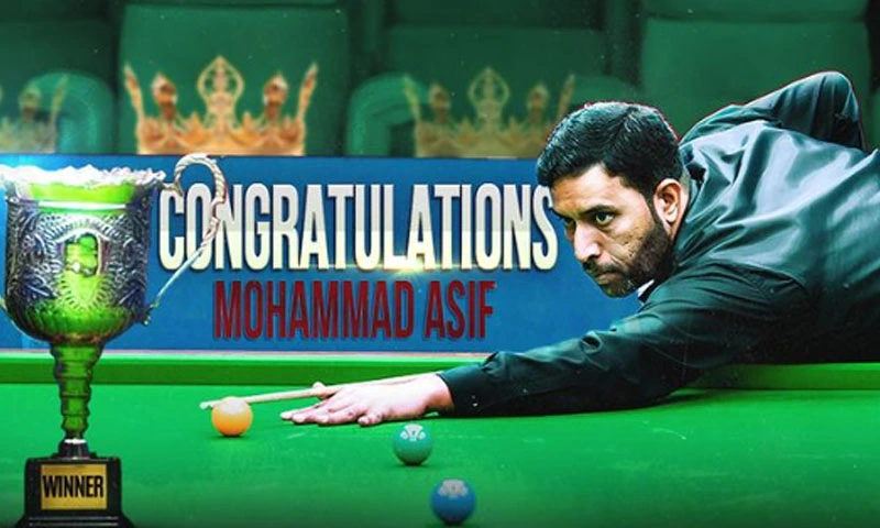 Muhammad Asif complains to the government after winning the SAARC snooker title