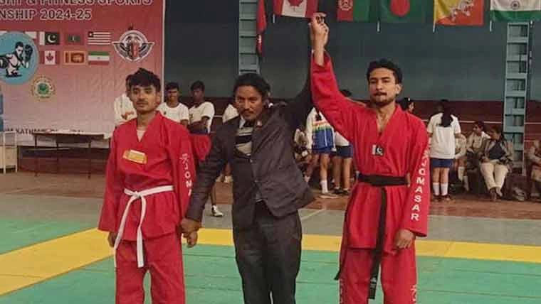 Pakistan's Sameer Ali wins silver medal at Asian Games in Nepal