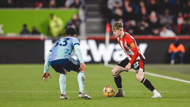 Arsenal moved up to second place in the Premier League with a 3-1 win over Brentford