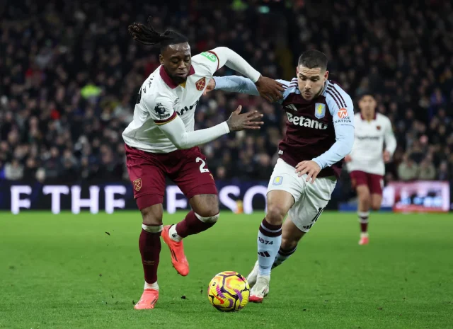 Premier League: West Ham and Aston Villa draw 1-1