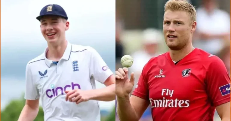 Rocky Flintoff breaks his father Andrew's 26-year-old record-X