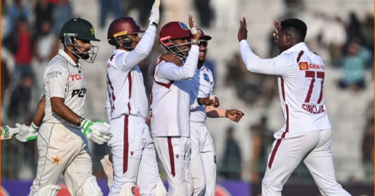 West Indies beat Pakistan in second Test to level series 1-1-PCB