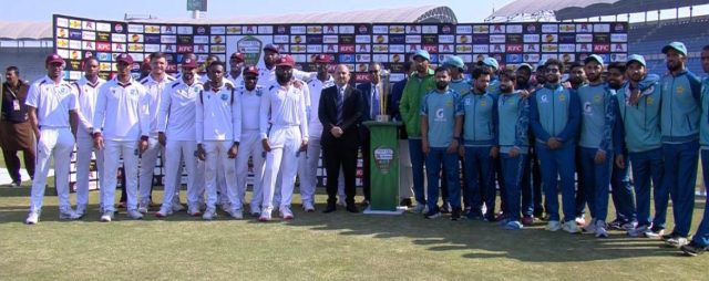 Pakistan and West indies share the trophy-PCB