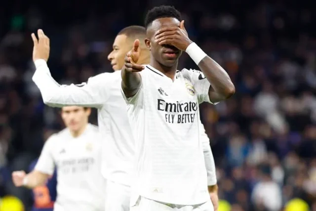 Madrid took a 2-0 lead in the match thanks to goals from Mbappe and Vinicius Junior